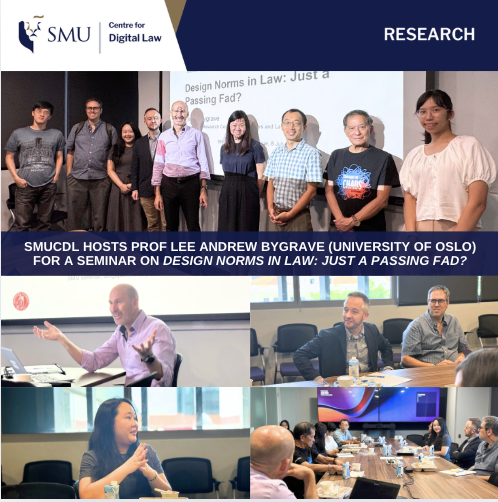 Research Seminar by Prof Lee Andrew Bygrave on "Design Norms in Law: Just a Passing Fad?"
