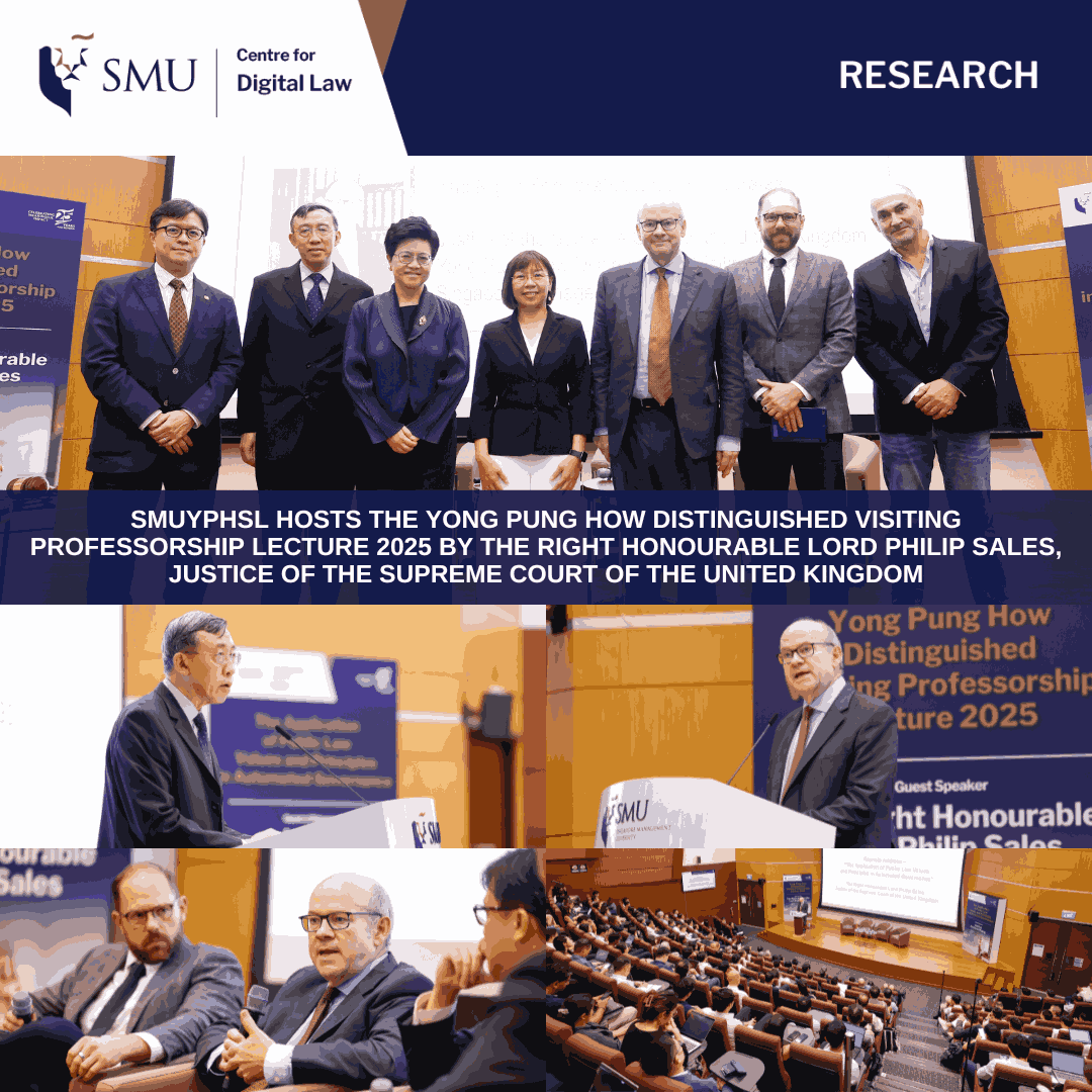 Yong Pung How Distinguished Visiting Professorship Lecture 2025