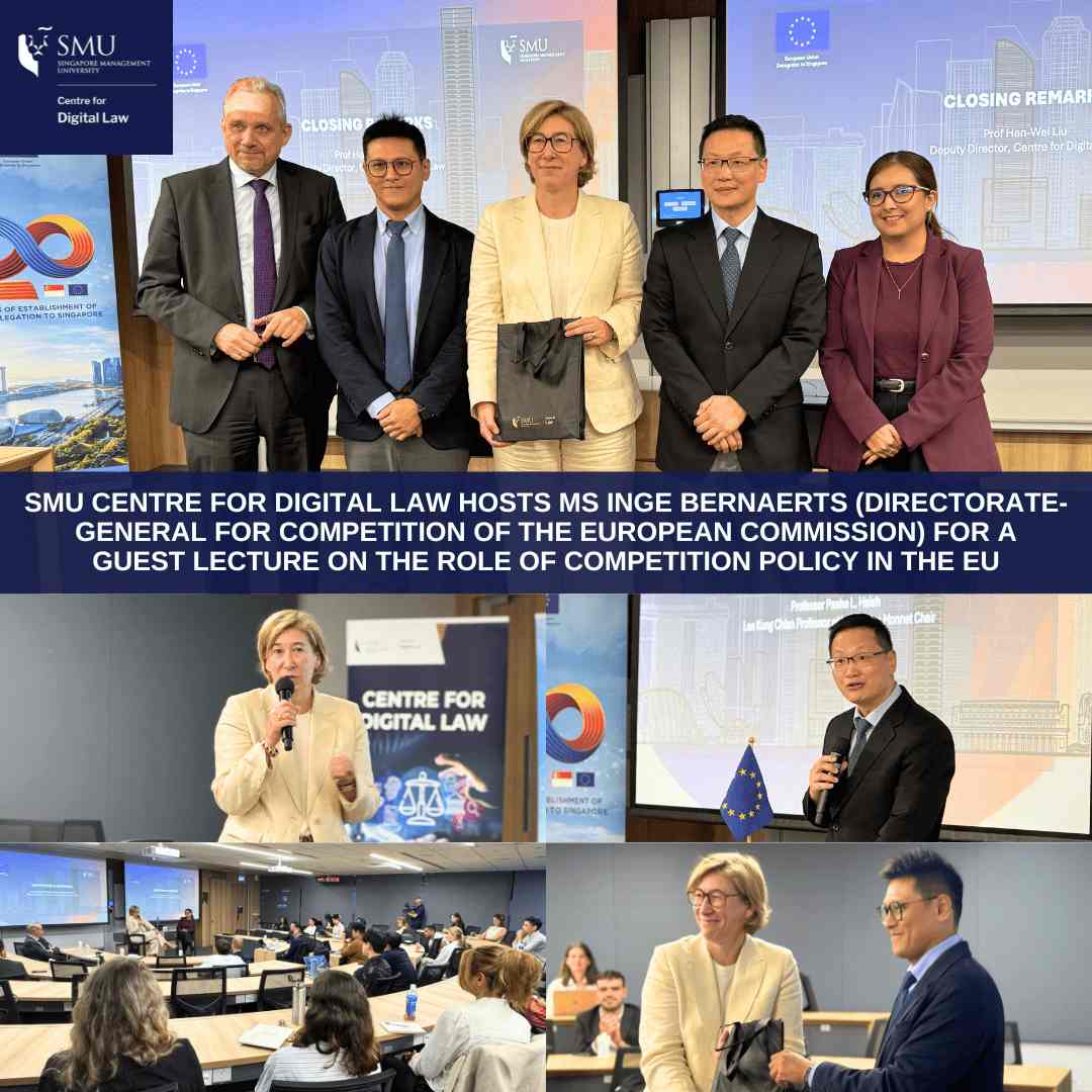 Guest Lecture by Ms Inge Bernaerts on "Competition Policy as a Driver of Economic Integration – An EU Perspective"
