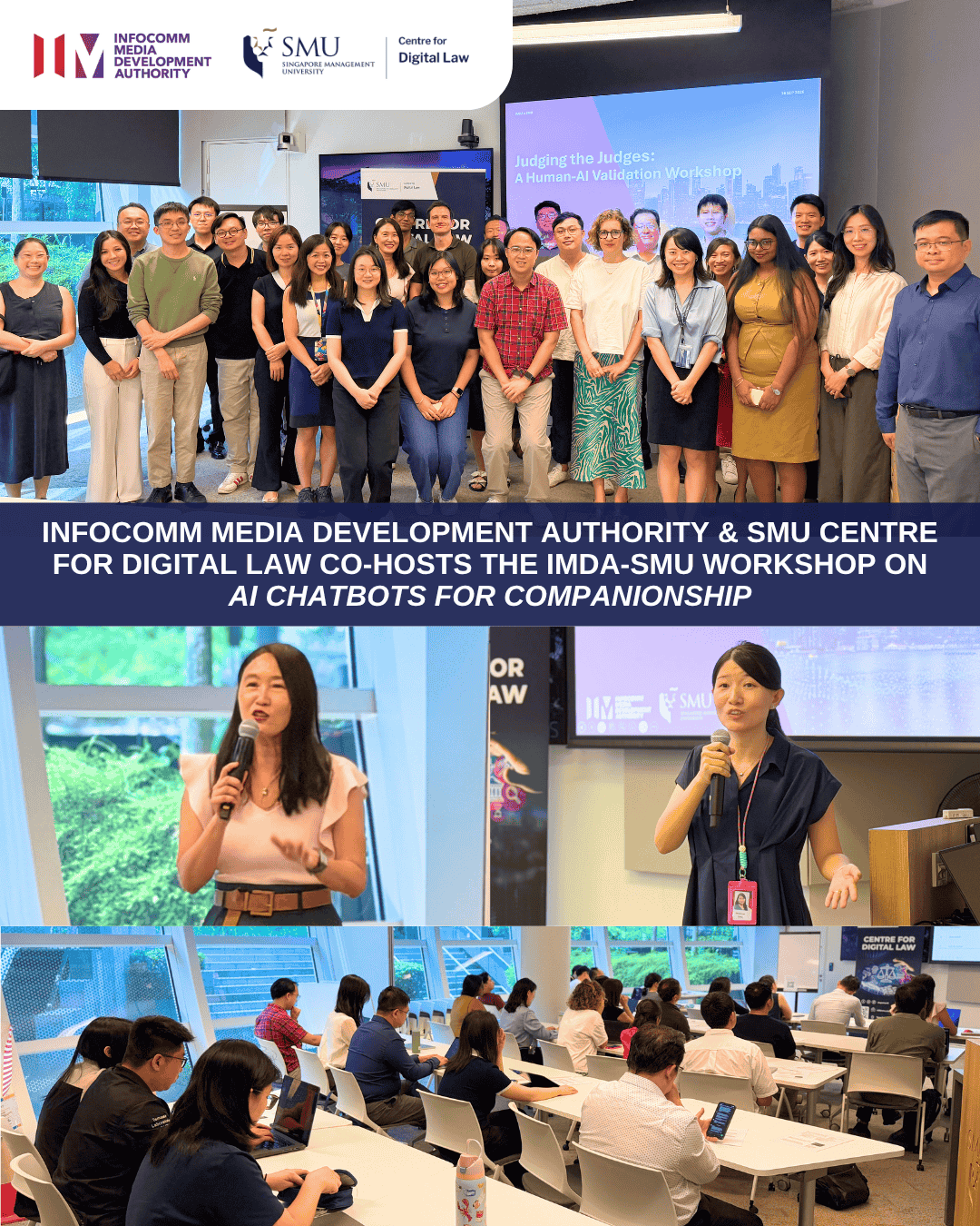 IMDA-SMU Workshop on AI Chatbots for Companionship